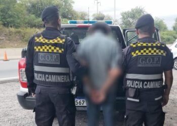El procedimiento se desarrolló en un control ubicado sobre el "Camino de las 100 curvas",