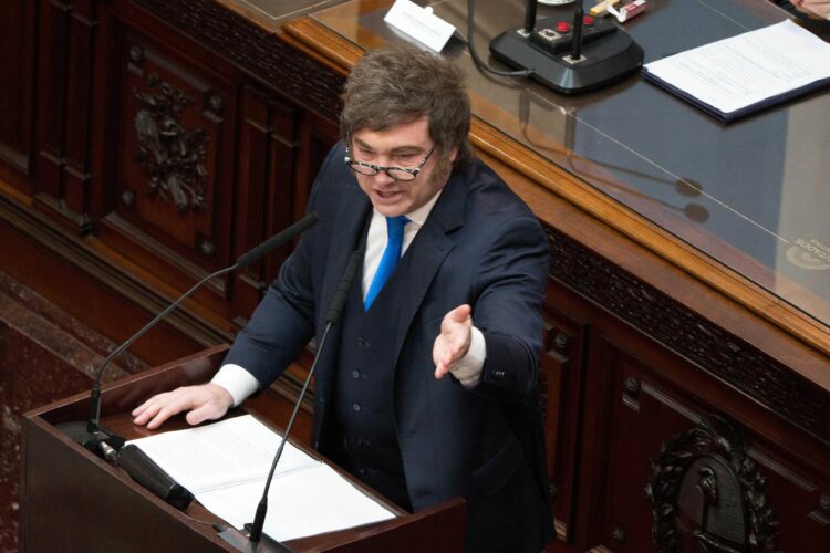 El presidente Javier Milei inauguró el 144° período de sesiones ordinarias con un discurso en cadena nacional.