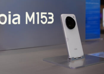 El nubia M153 fue el protagonista del stand.