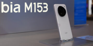 El nubia M153 fue el protagonista del stand.