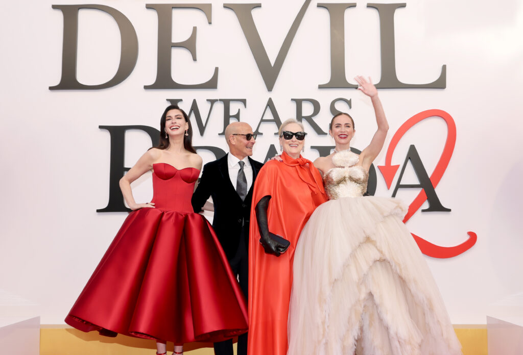 “El diablo viste a la moda 2”: Lady Gaga y el elenco original encabezaron el estreno mundial