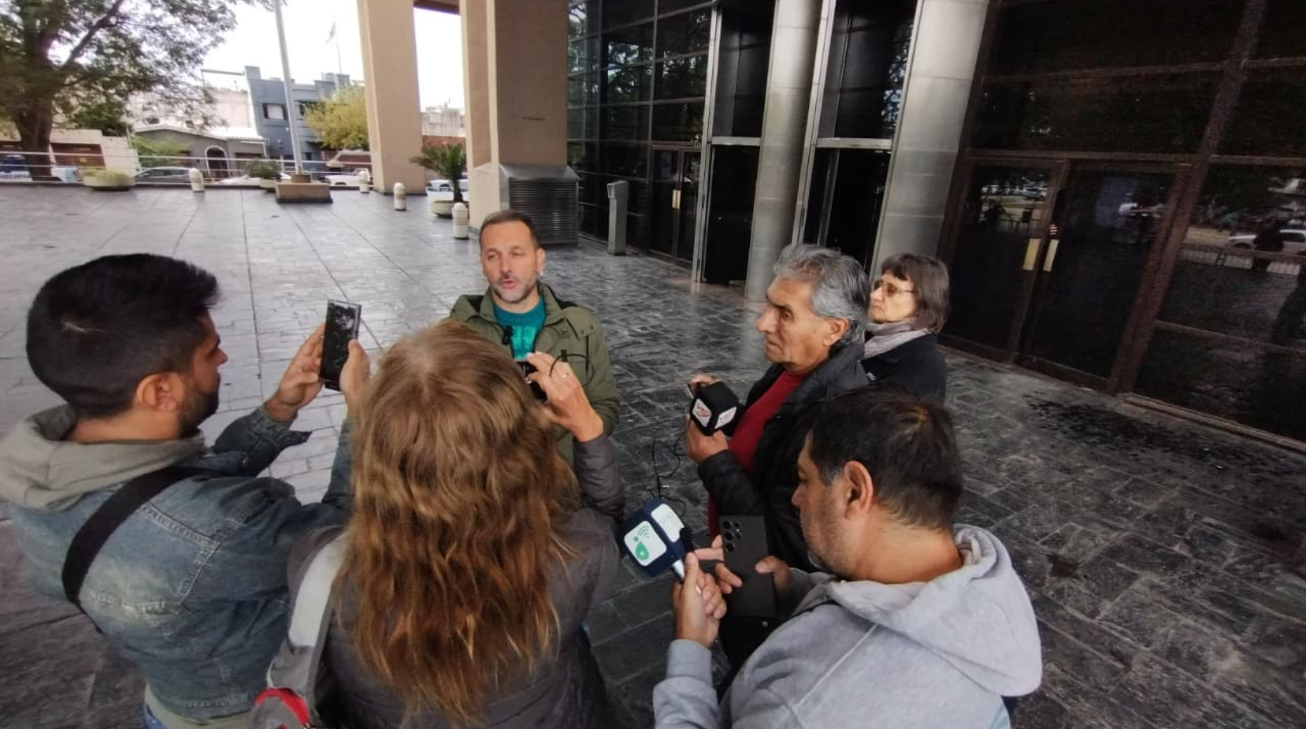 Federico Giuliani declara en Tribunales Federales