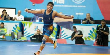 Argentina logró oro y bronce en lucha masculina en los Juegos Suramericanos de la Juventud