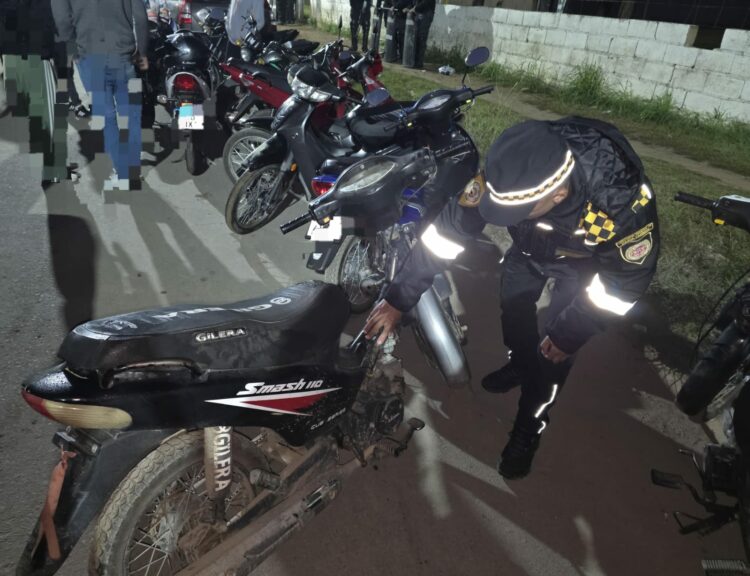 El operativo incluyó secuestros de vehículos, controles de alcoholemia positivos y traslado de adolescentes.