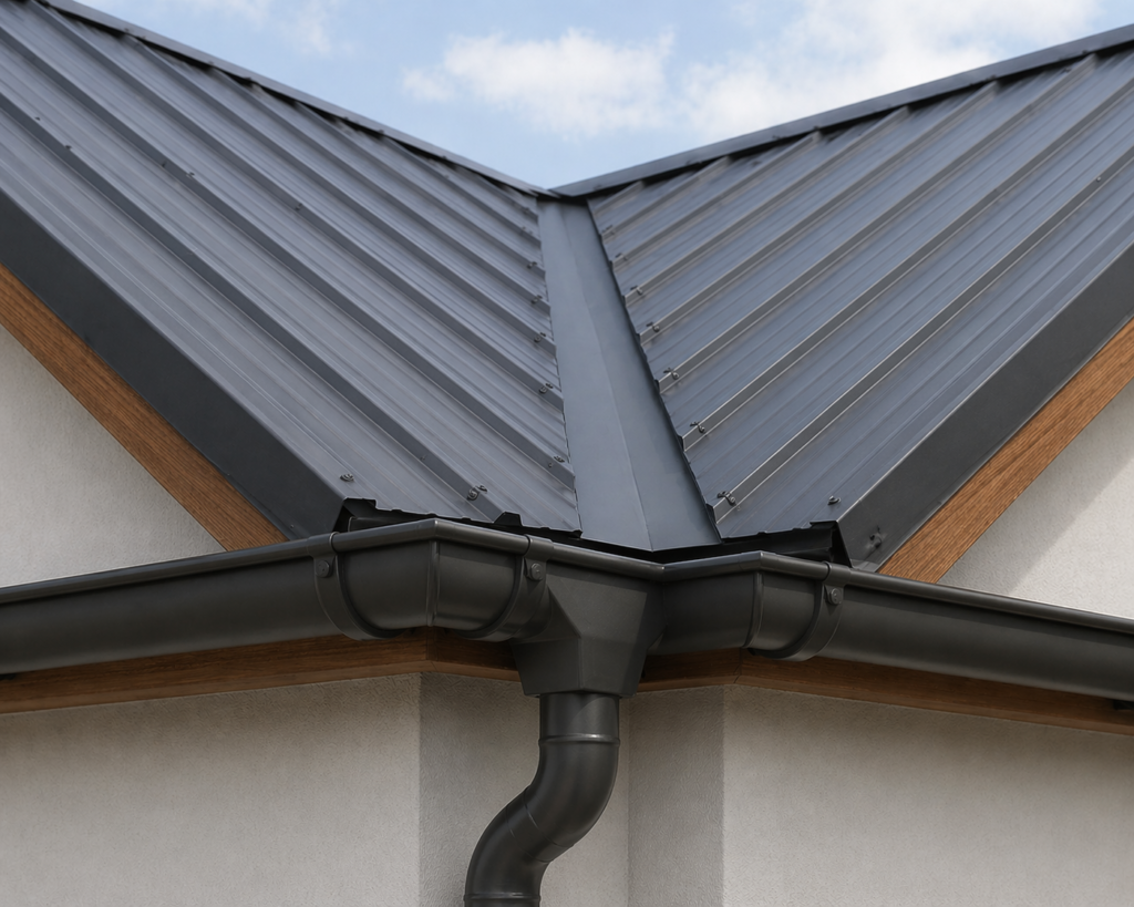 La casa seca: zinguería, babetas y canaletas