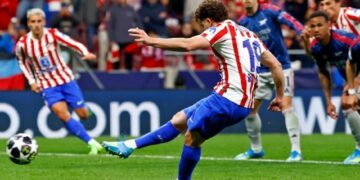 Gol y lesión en el empate entre Atlético de Madrid y Arsenal