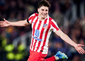 Julián Álvarez fue la figura en el triunfo del Atlético de Madrid ante el Barcelona