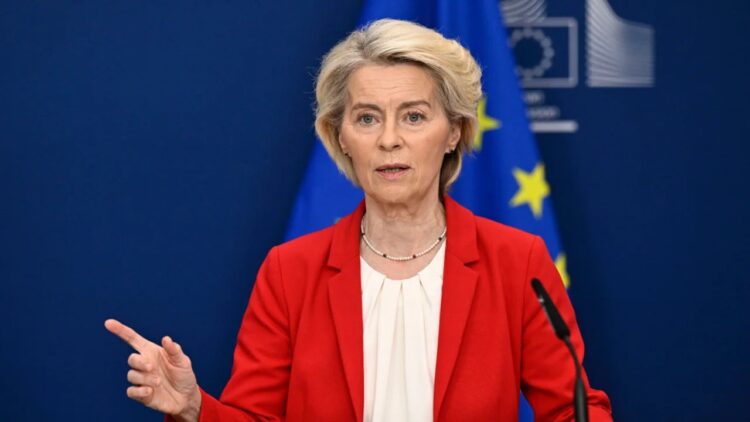 Von der Leyen advirtió por el impacto en combustibles y pidió evitar subsidios masivos.
