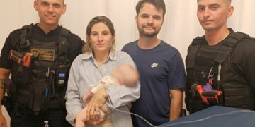 La niña presentaba broncoespasmos y fue trasladada al Sanatorio Allende.