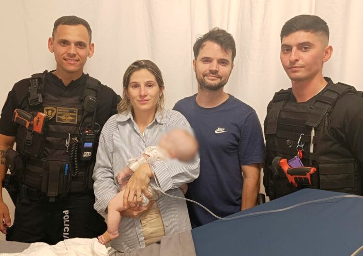 La niña presentaba broncoespasmos y fue trasladada al Sanatorio Allende.