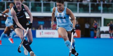 Las Leonas empataron contra China en el segundo amistoso de la gira