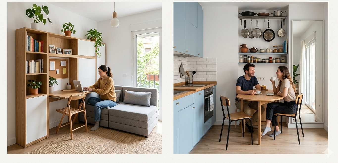 Espacios chicos, grandes ideas: cómo optimizar los ambientes