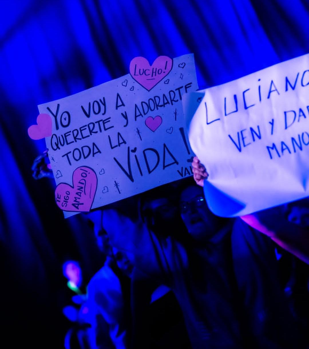 Luciano Pereyra: “Valoro tanto el esfuerzo que hacen por estar acompañándome esta noche”