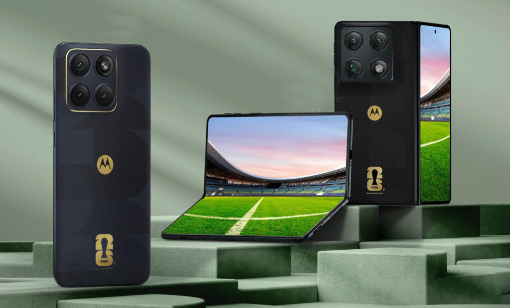 Una colección de celulares en modo Mundial 2026.