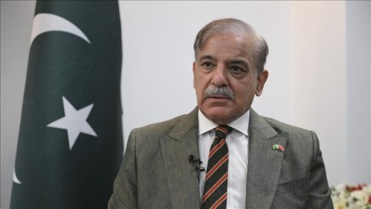 El primer ministro de Pakistán, Shehbaz Sharif.