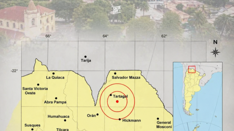 Un sismo de magnitud 4.4 sacudió el norte de la provincia de Salta durante la mañana del miércoles y fue percibido por vecinos de varias localidades, aunque no provocó daños ni heridos.