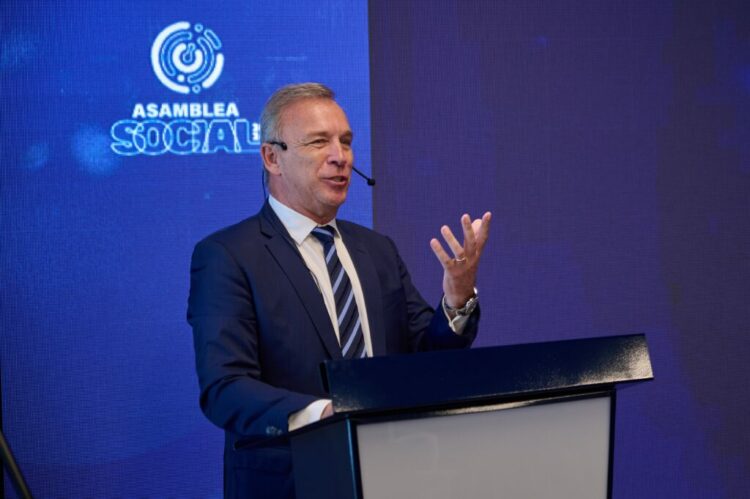 Andrés Fassi durante el acto institucional del año pasado.