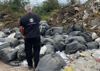 También se constató que la firma no estaba inscripta como gran generadora de residuos.