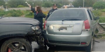 Tres personas resultaron heridas tras un choque en Circunvalación