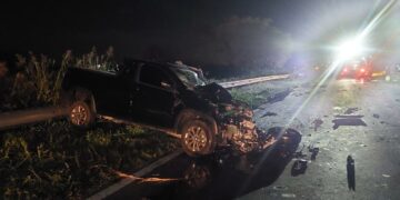Tragedia vial en la Ruta 158: dos muertos tras un choque frontal cerca de La Playosa