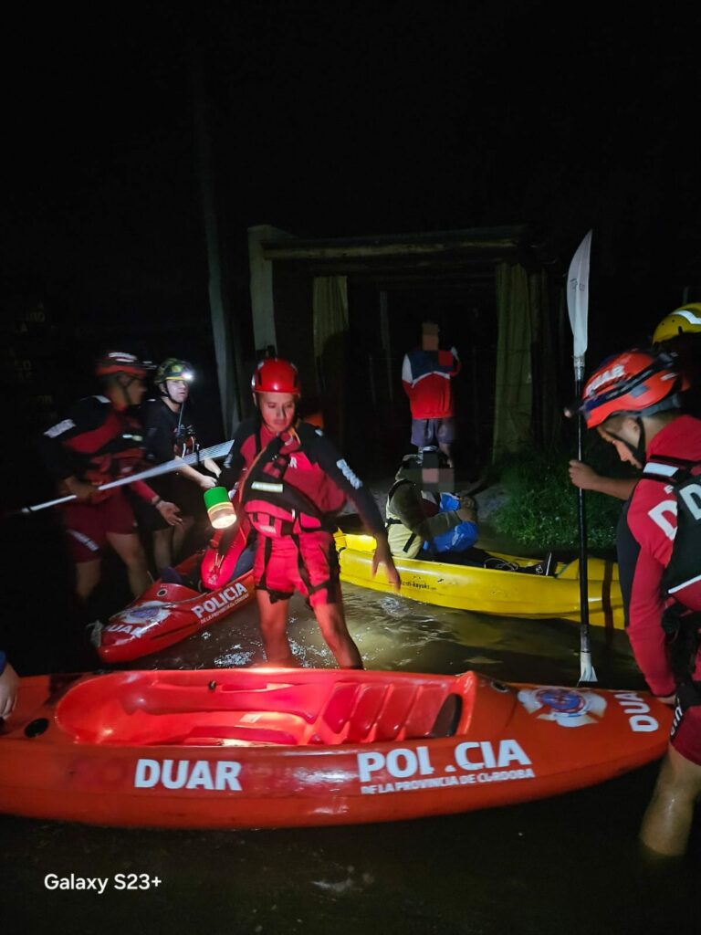 Evacuaron familias y rescataron animales en el oeste cordobés