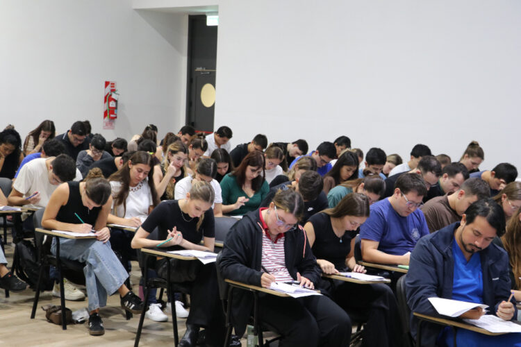 El examen tuvo lugar en las aulas de la Universidad Católica de Córdoba.