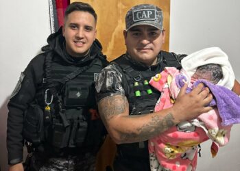 Policías asistieron un parto de urgencia en una vivienda