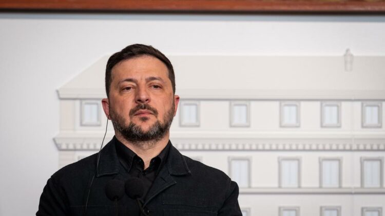 El presidente de Ucrania, Volodímir Zelenski.