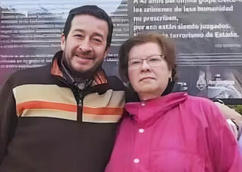 Susana Beatriz Montoya y su hijo, Fernando Albareda, principal acusado por el crimen.