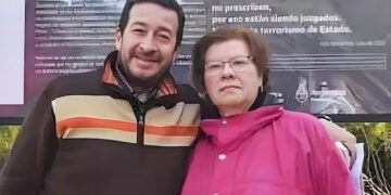 Susana Beatriz Montoya y su hijo, Fernando Albareda, principal acusado por el crimen.