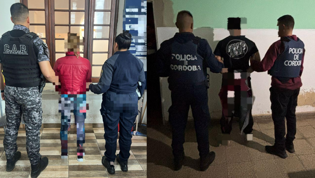 Pareja detenida en barrio Jardín