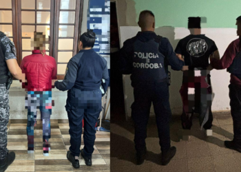 Pareja detenida en barrio Jardín