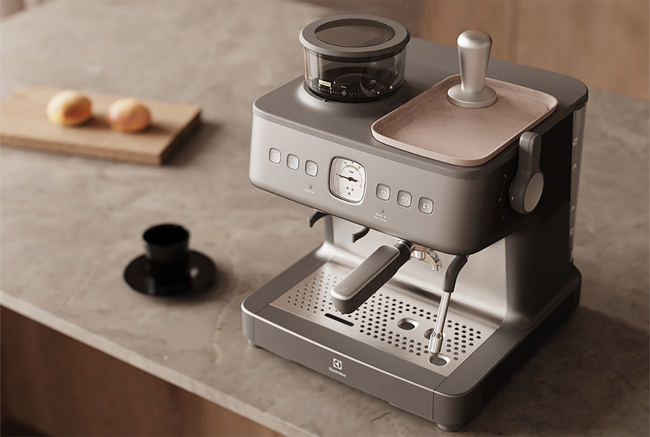 La nueva cafetera espresso de Elecrolux.