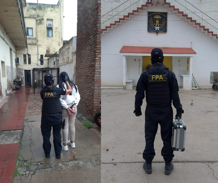 Allanaron dos puntos de venta de droga en San Francisco y una celda de la cárcel de Villa María El operativo incluyó tres allanamientos y terminó con dos detenidas.