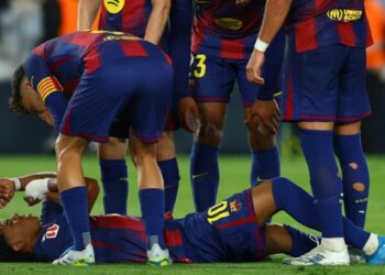 Lamine Yamal sufrió una lesión muscular y no jugará el resto de la temporada