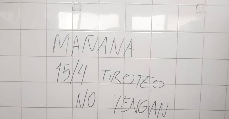 Alarma en La Falda por una amenaza de tiroteo en una escuela secundaria
