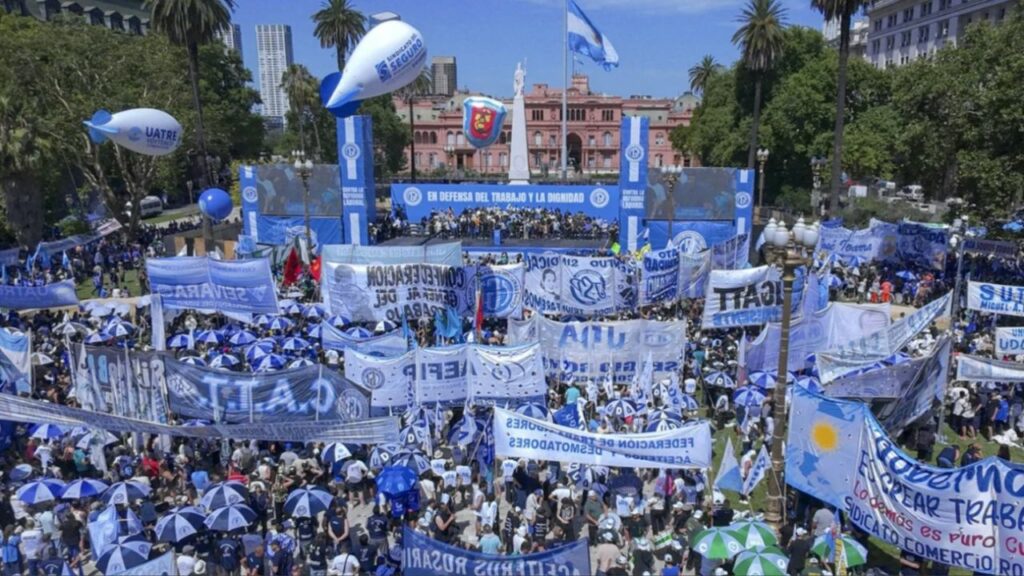 La CGT marchará a Plaza de Mayo por el Día del Trabajador con críticas al Gobierno