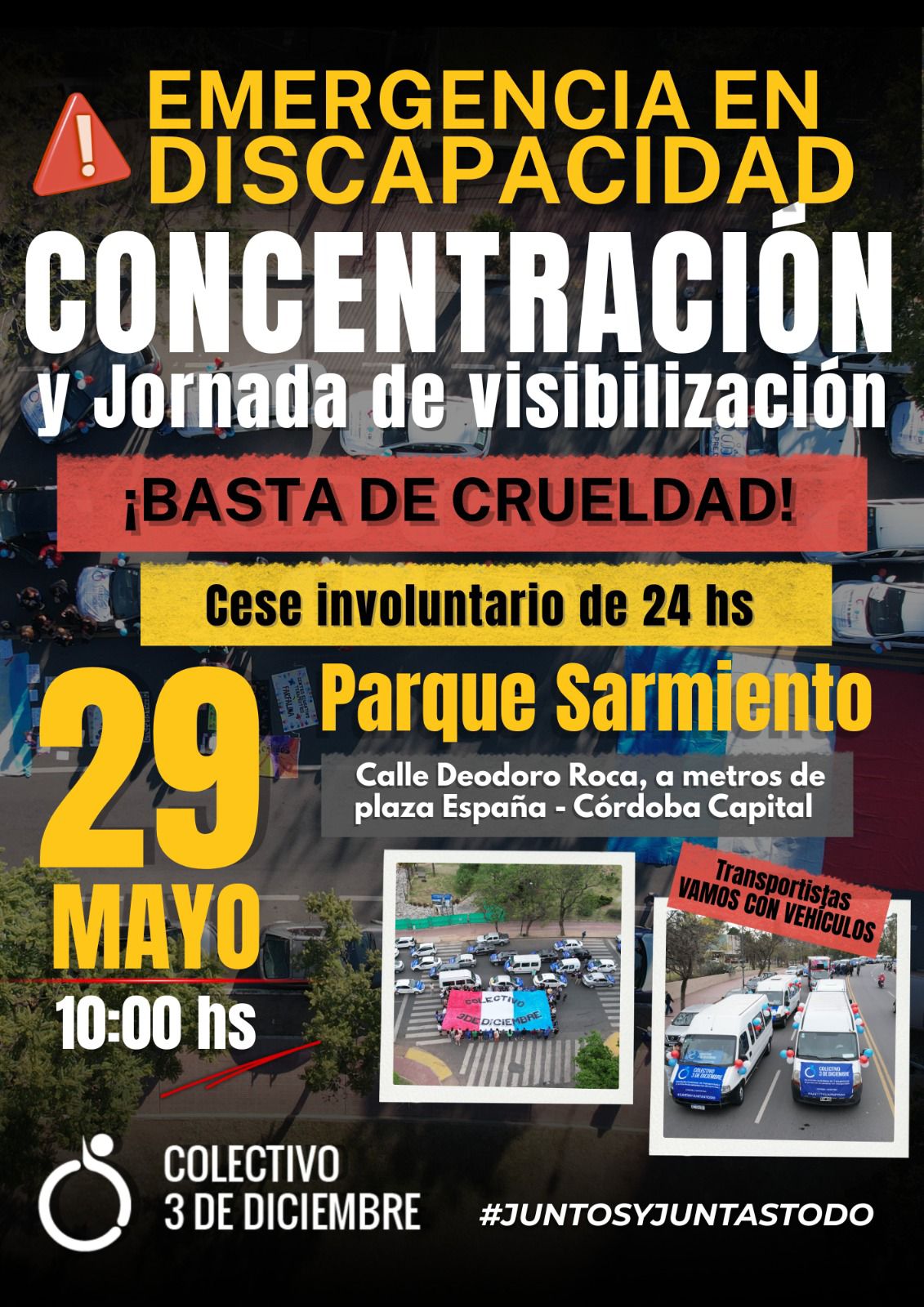 Transportistas de discapacidad, en alerta y movilización Transportistas de discapacidad, en alerta y movilización
