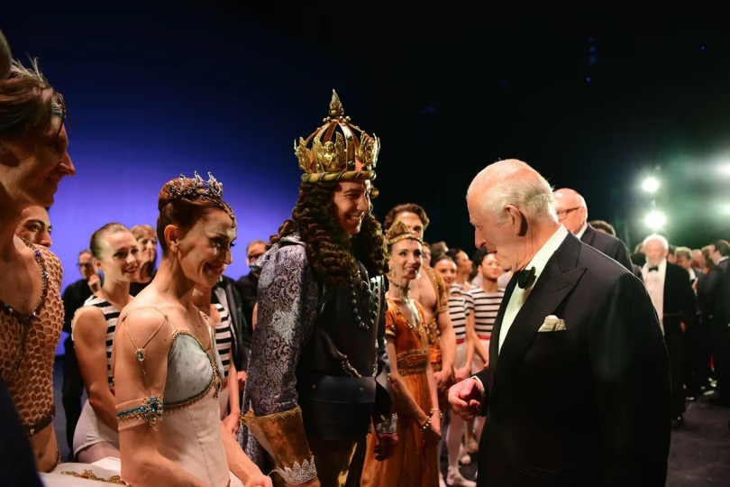 Marianela Núñez brilló en la gala del Royal Ballet ante la presencia de Carlos III