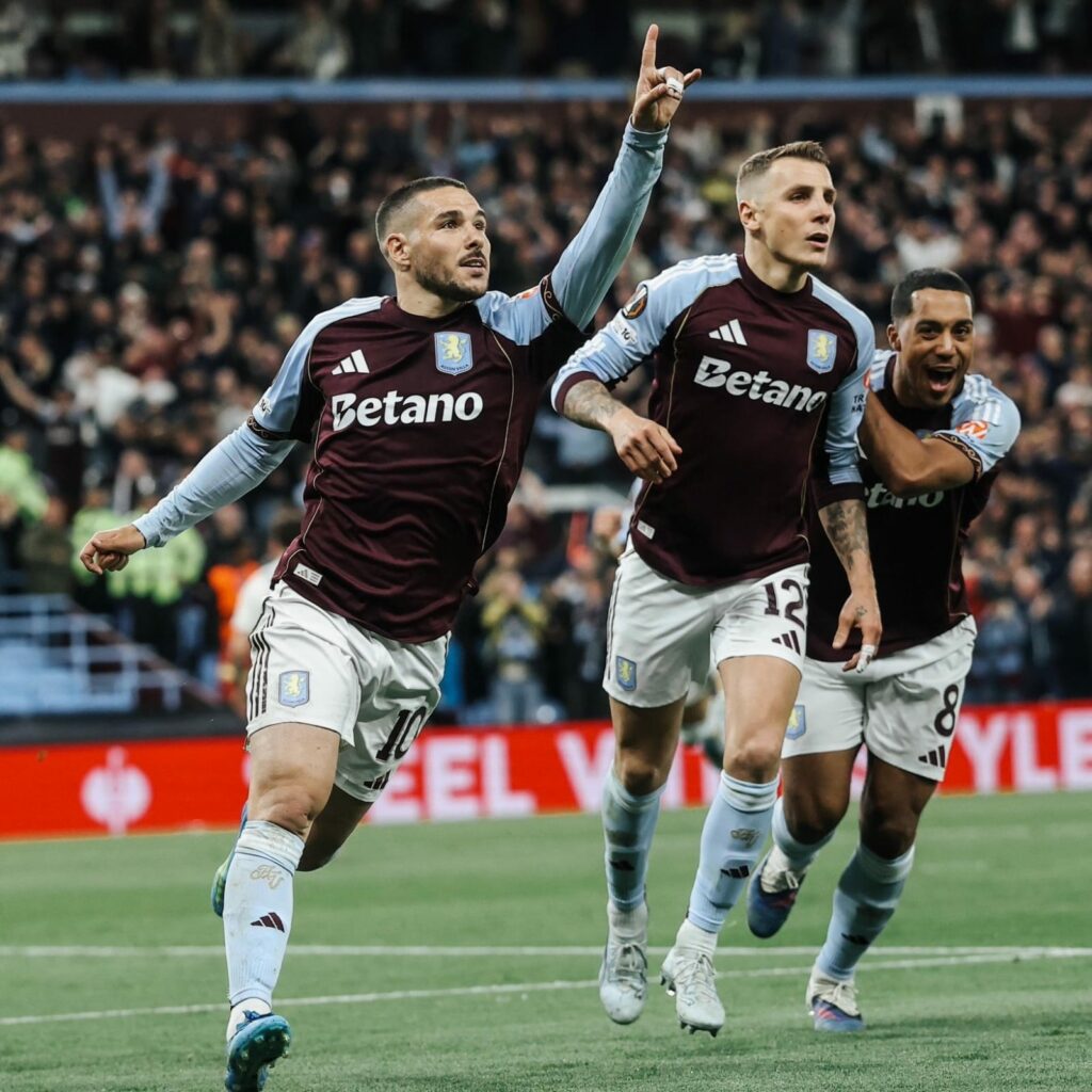 Apareció Buendía: Aston Villa goleó a Nottingham Forest y pasó a la final