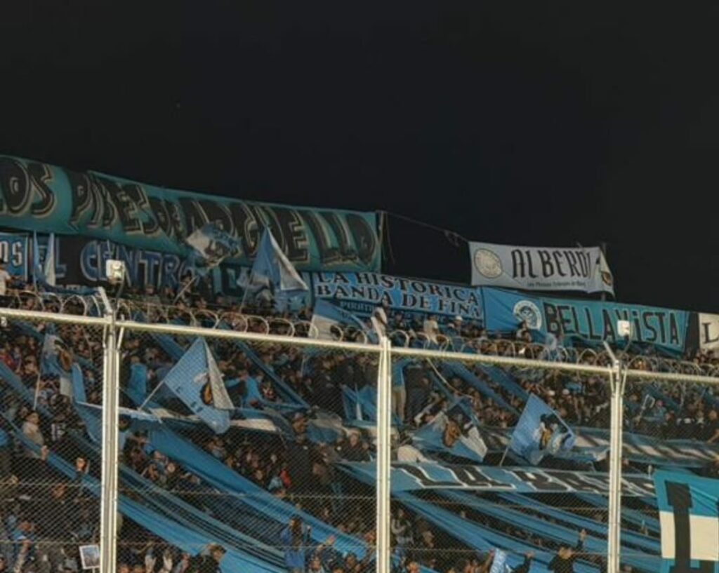 Alberdi se tiñó de celeste en la previa del clásico