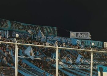 Alberdi se tiñó de celeste en la previa del clásico