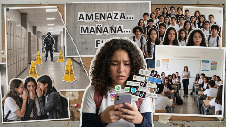 La interpretación gráfica de Gemini sobre el testimonio de la alumna cordobesa.