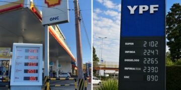 Combustibles en Córdoba: Shell aumentó y se amplió la brecha con YPF Combustibles en Córdoba: Shell aumentó y se amplió la brecha con YPF