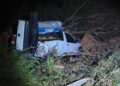 El siniestro ocurrió sobre la Ruta Nacional 9, cerca de Caña Cruz.