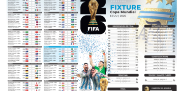 Mundial 2026: el fixture completo ya puede descargarse e imprimirse El material, realizado por Viviana Maria Di Campli, ya puede descargarse e imprimirse para seguir cada partido de la Copa del Mundo.