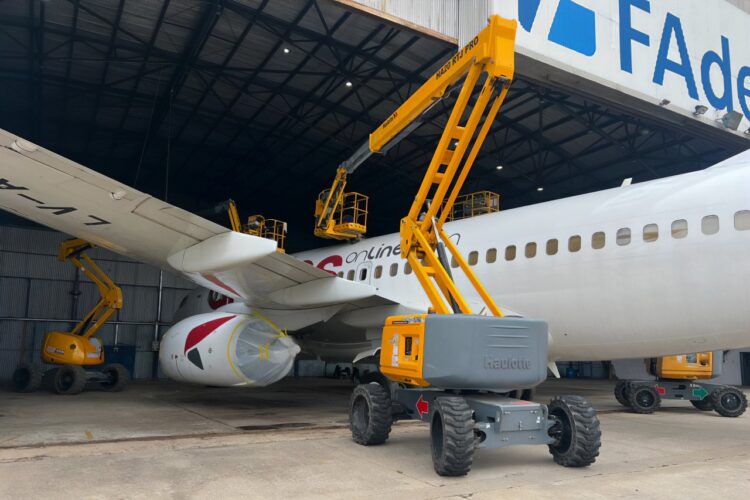 Fadea aportará su infraestuctura en la ciudad de Córdoba para el mantenimiento de aviones comerciales.