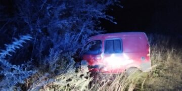 Fotografía del siniestro en Ruta Provincial Nº 5