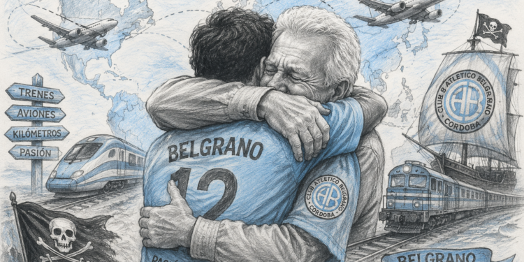 Desde Washington y Dinamarca: los hinchas que cruzaron el mundo para ver a Belgrano