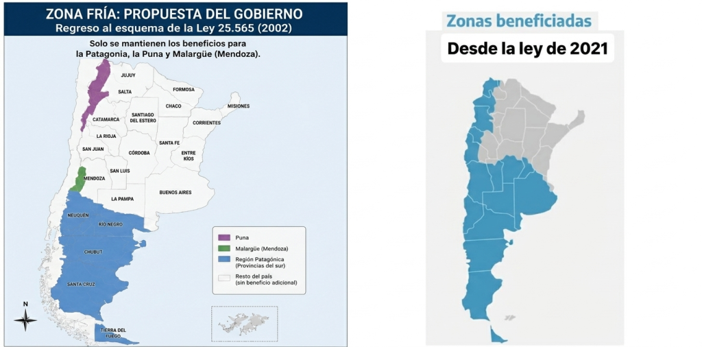 Zona fría: Si se aprueba el proyecto, afectará a 688 mil hogares cordobeses